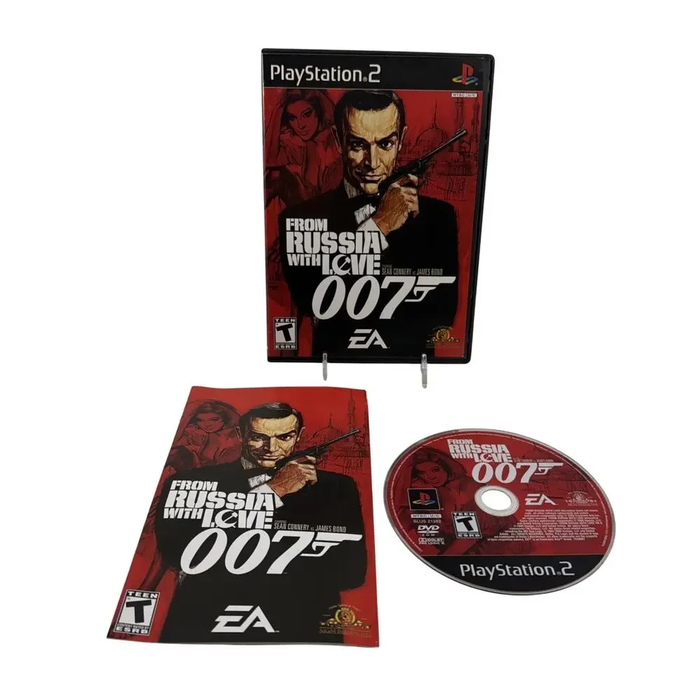 007 From Russia With Love Sony PlayStation 2 PS2 CIB Complete Tested
